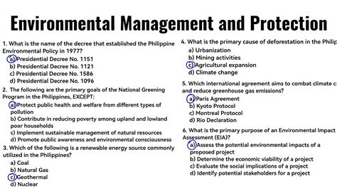 BS Environmental Management and Protection .